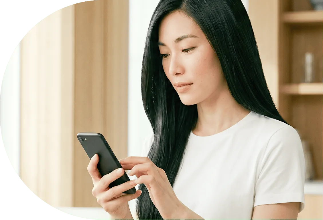 誰にも知られず、スマホで完結